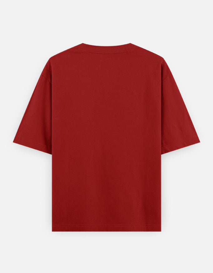 Red t-shirt on a white background