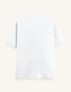White T-shirt on a white background