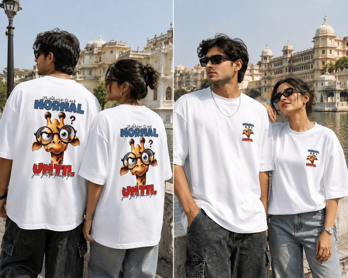 Normal Until Unisex Terry Oversized T-Shirt – VibeVastr
