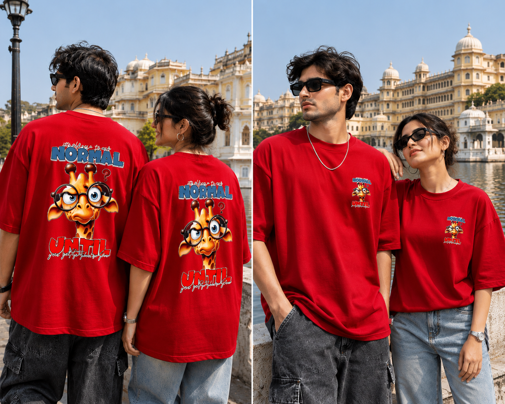 Normal Until Unisex Terry Oversized T-Shirt – VibeVastr