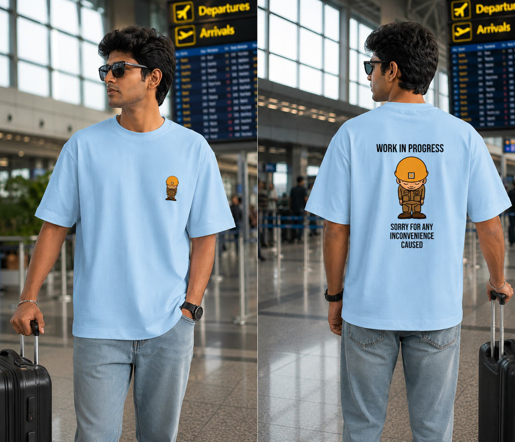 Work In Progeress Oversized Tee - Premium Heavyweight Streetwear T-Shirt