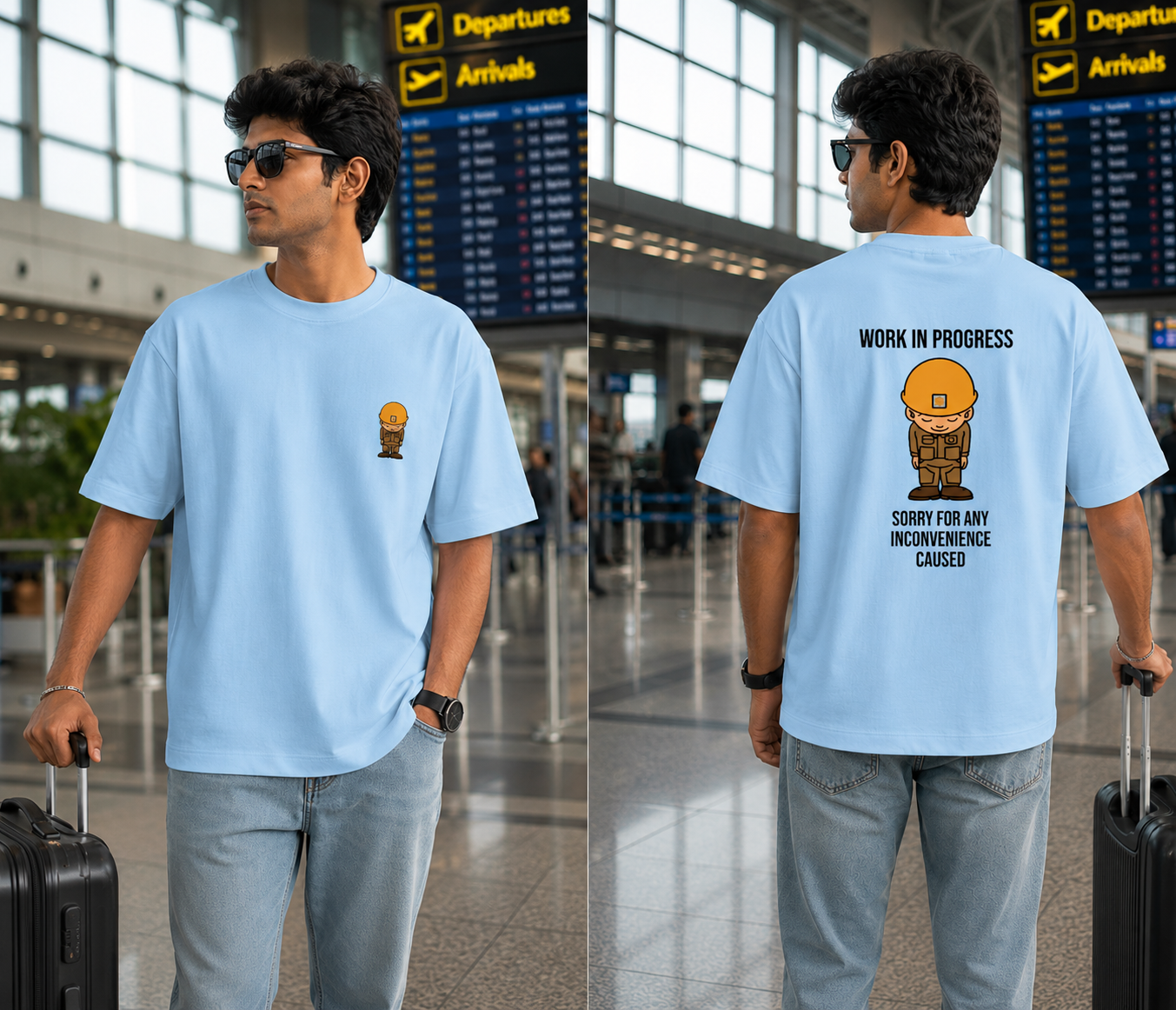 Work In Progeress Oversized Tee - Premium Heavyweight Streetwear T-Shirt