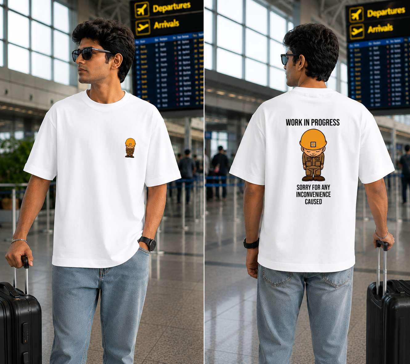 Work In Progeress Oversized Tee - Premium Heavyweight Streetwear T-Shirt
