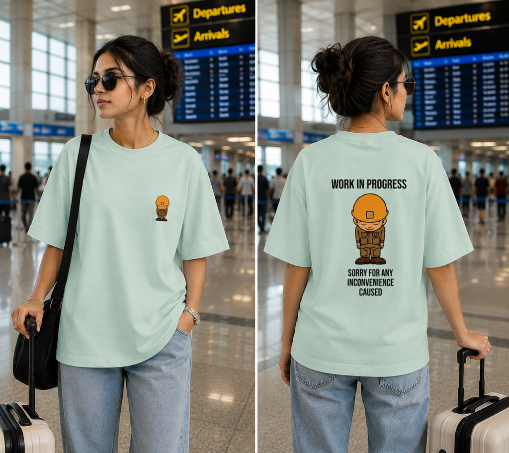 Work In Progeress Oversized Tee - Premium Heavyweight Streetwear T-Shirt
